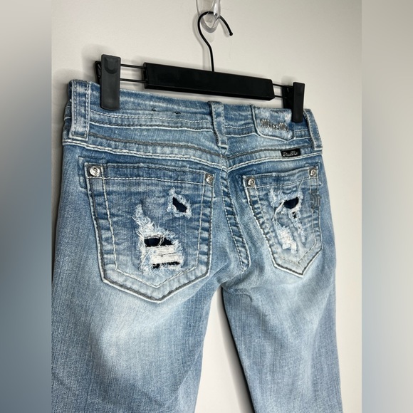 MISS ME Signature Ankle Skinny Jeans. Size 25. 7” rise. Distressed look. - Picture 3 of 8